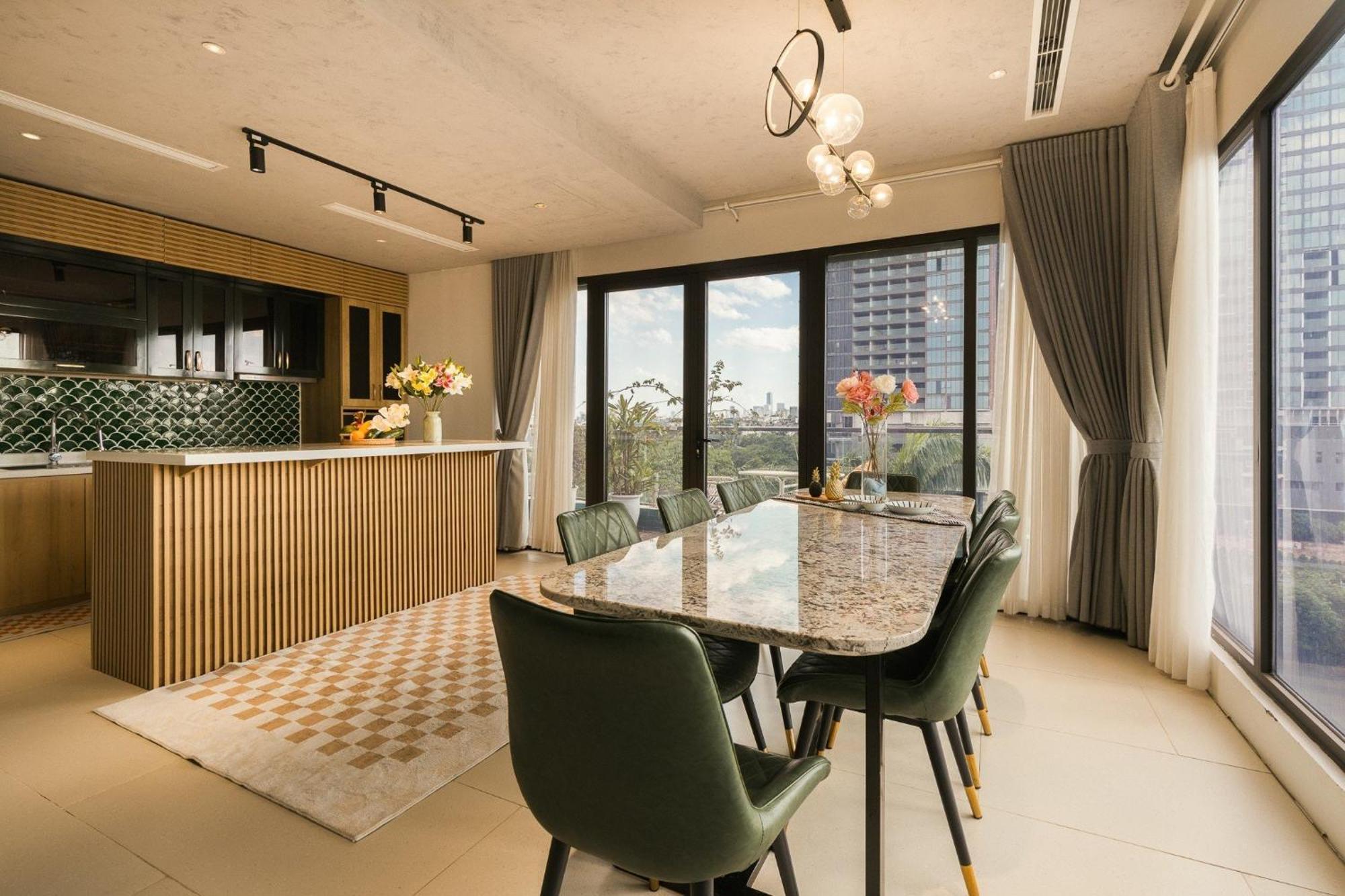 M Apartment Lakeside - Cara Rustic Hanói Exterior foto