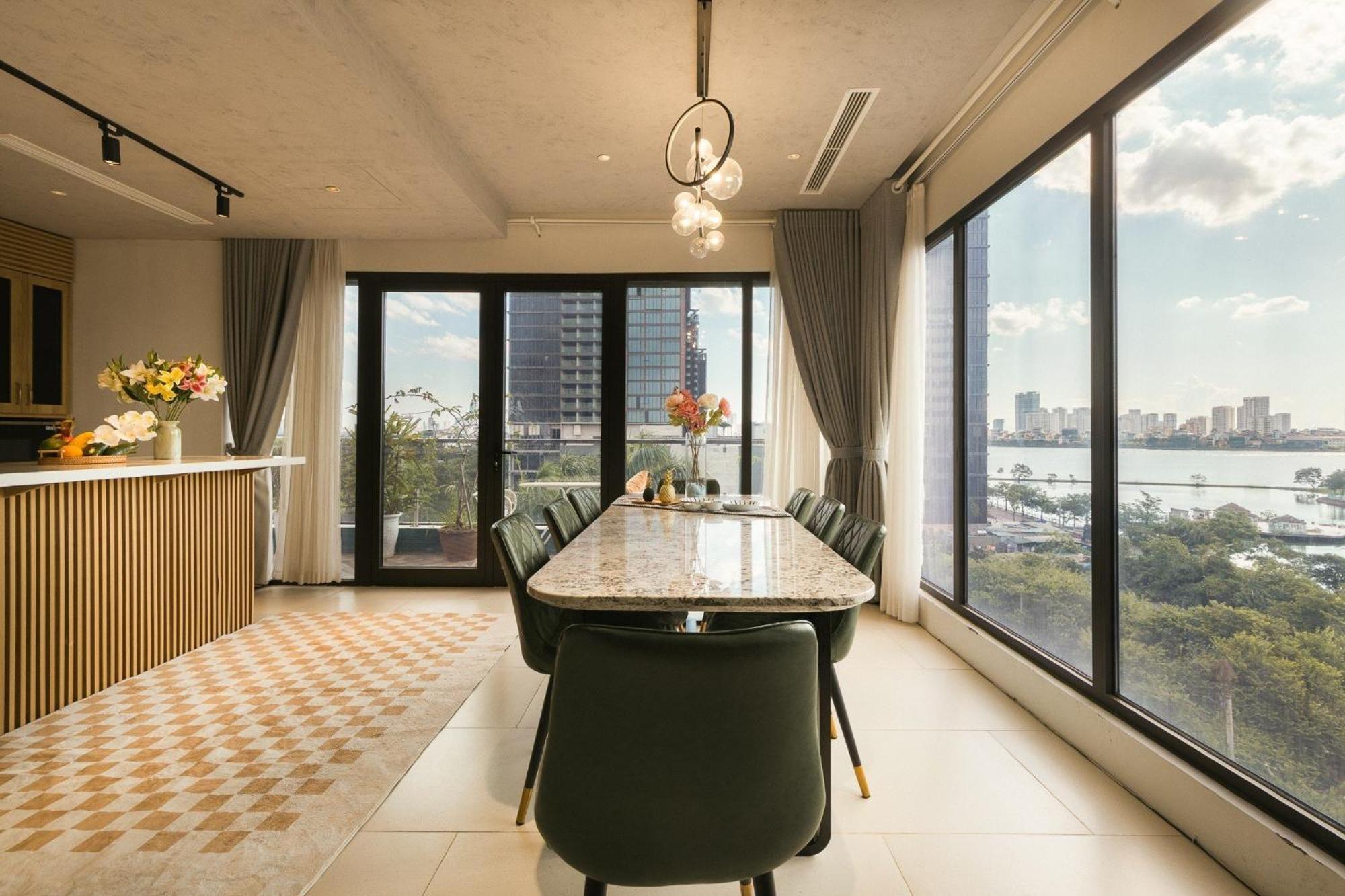M Apartment Lakeside - Cara Rustic Hanói Exterior foto